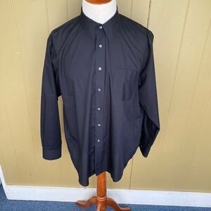 Croft & Barrow men 18 34/35 cotton blend wrinkle resistant button down shirt